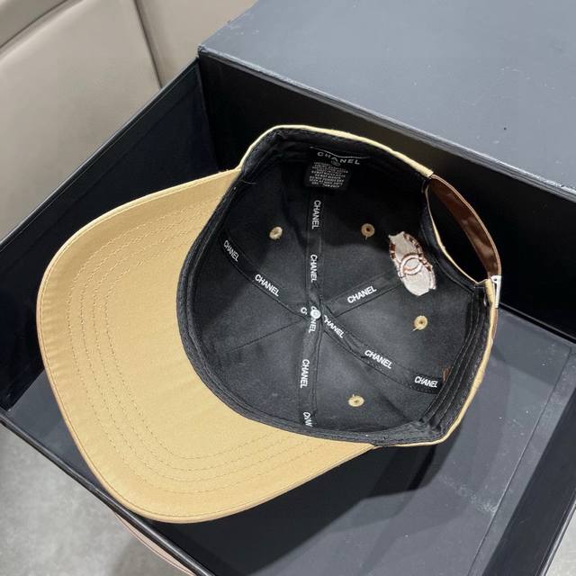 Chanel香奈儿 原单刺绣棒球帽 专柜1:1开模订制 原版帆布轻盈透气 质量超赞